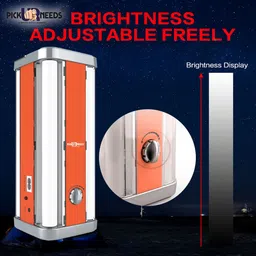 pick ur needs 4 Side Tube 2 Mode Extra High Bright Tube Solar Charging Support Mobile Charging 8 hrs Lantern Emergency Light image 5