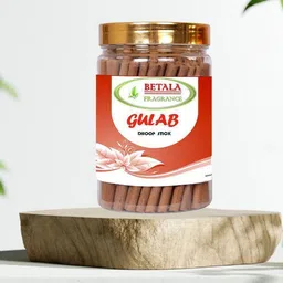 betala fragrance Gulab Flavour Non-Charcoal Dhoop Batti, Pack of 200 gm Dhup Agarbatti Rose image 5