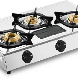 butterfly Matchless 3 Burner Stainless Steel Manual Gas Stove image 2