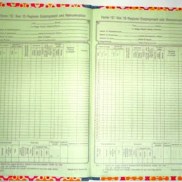 Stock Register - Size 32 x 19 CM 1-Part Hard Bound-image-1