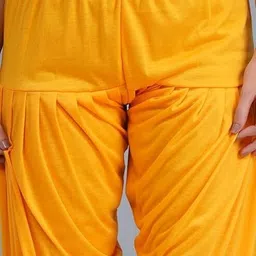 queenscode Viscose Rayon Solid Patiala image 3