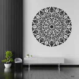 millionminds Large Mandala Floral Pattern Decorative Wall Stencil Template, (16 x 24 Inch) STNL_442 DIY Reusable and Washable Modern Wall Painting Stencil Design For Wall, Living Room Painting, Hotels Painting, Bedroom, Hall Decoration Stencil-picture-19