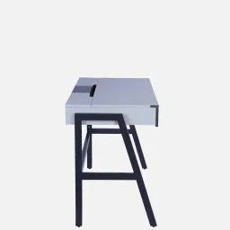 casacraft from pepperfry Austin Writing Table in Frosty White & Graphite Grey Finish image 5