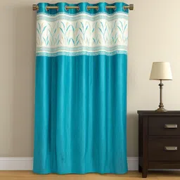 mitrstore 152.4 cm (5 ft) Window Polyester Room Darkening Curtain Single Curtain-picture-48