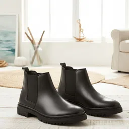 rk shoes Men's Slip On Fashion Chelsea Boot Trendy, Boots For Men image 2