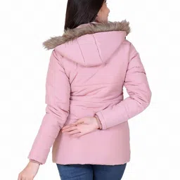 brazo Women Solid Parka Jacket image 2