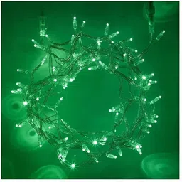 kavyashine 54 LEDs 13 m Green Flickering Bulb Rice Lights image 3