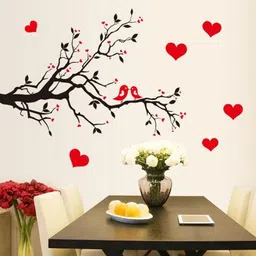 oren empower Love Theme Decorative Brach Wall Sticker image 3