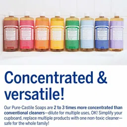 dr. bronner’s Pure-Castile Liquid Soap (Baby Unscented, 32 Fl Oz (Pack of 2) image 4