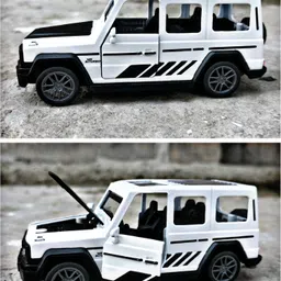 ruhani toys & gift gallery 1:32 Scale Die Cast Jeep-Multicolour Light and sound For Kids image 3