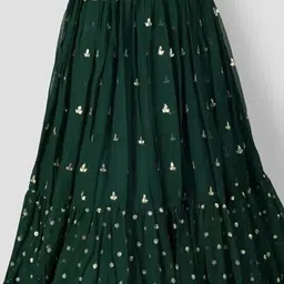 fiyoza fashion Embroidered Semi Stitched Lehenga Choli image 4