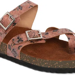 lavie Women Comfort and Adjustable Buckle Straps Premium Stylish Casual Flats Sandal image 2