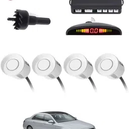 zplus 4White Parking Sensor With LED Display Increased Safety For Car-78 Safety of Passengers/Car One Alarm Kit-1600 Parking Sensor-picture-11