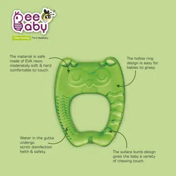 beebaby Finger Water Filled Teether with Carry Case, Soothes Gums 3M+, Pack of 2 Teether image 3