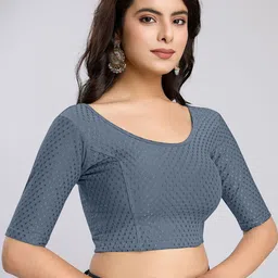 lambodar textiles Round Neck Women Blouse image 3