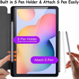 robustrion Flip Cover for Samsung Galaxy Tab S6 Lite 10.4 inch image 3