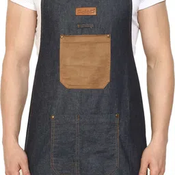 palap Denim Chef's Apron - Free Size-picture-25