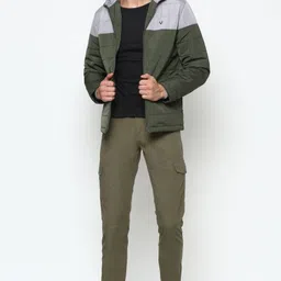 allen solly Men Colorblock Bomber Jacket image 5