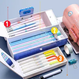 radhetax 01 1 Art Plastic Pencil Box image 5