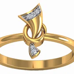 avsar AVR426YB 14kt Cubic Zirconia Yellow Gold ring-picture-20