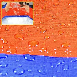 tenthouse NEW TARPAULINE SHEET Tent - For FOR WATERPROOF,UV RESISTANT, CONSTRUCTION USE, 12 FEET X 18 FEET 200GSM image 4