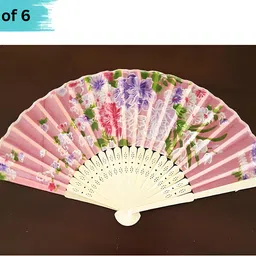 amaco Wooden Hand Chinease/Japanese fan Handmade Bamboo Hand Held Fan AW 329-picture-34