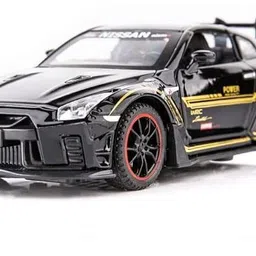 Nissan GTR Model Toy Metal Car Pull Back 1:24 Die-Cast Car with Sound And Light-image-18