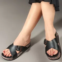 jumplite Women Flats Sandal image 1