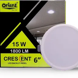 orient CRECENT BACKLIT PANEL 15W 6500K RD Recessed Ceiling Light Ceiling Lamp image 1