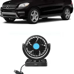 zplusacc SINGLE Portable Single Head Car Fan 5V USB 360 Degree Adjustable CC-605 Car Interior Fan image 1