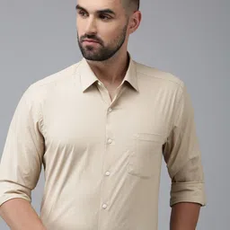 Arrow Men Pure Cotton Original Slim Fit Opaque Formal Shirt-picture-13