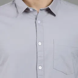 Bought First Classic Regular Fit Opaque Cotton Casual Shirt image 3