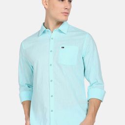 AD By Arvind Spread Collar Long Sleeves Pure Cotton Slim Fit Shirt-picture-39