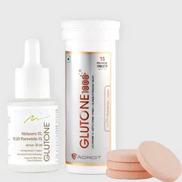 GLUTONE Set Of Glutone 1000 Effervescent 15 Tablets and Glutone Serum 30ml-picture-3