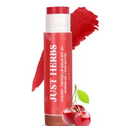 Just Herbs SPF 20+ Tinted Lip Balm with Almond Oil & Shea Butter 4 g - Cherry image 1