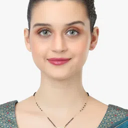 Adwitiya Collection 24Kt Gold-Plated & Black Copper Handcrafted Mangalsutra-picture-38