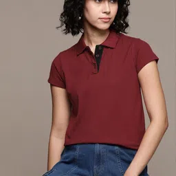 The Roadster Lifestyle Co. Polo Collar T-shirt-image-28