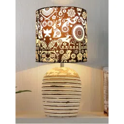 Homesake Modern Wooden Table Lamp, Ribbed Rabbit-picture-11