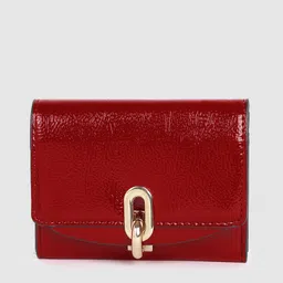 Accessorize Women Faux Leather Patent Lock Wallet-picture-18