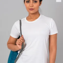 THEFITTHEORY Women Pack of 2 Abzorb Solid Round Neck T-shirts-image-55