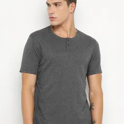 appulse Henley Neck Short Sleeves Cotton Relaxed Fit T-shirt-picture-16
