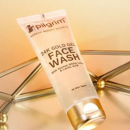 Pilgrim 24K Gold Gel Face Wash with Korean White Lotus & Lactic Acid - 80ml-picture-7