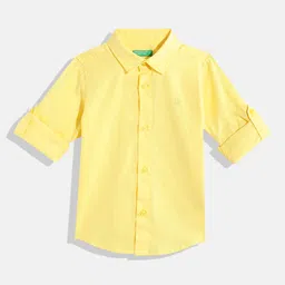 United Colors of Benetton Kids Boys Pure Cotton Casual Shirt-picture-39