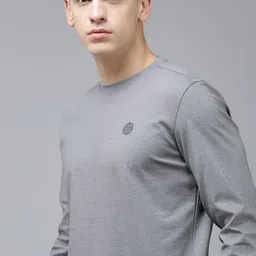 Van Heusen Flex Men Solid Long Sleeves Round Neck Sweatshirt-picture-37