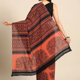 BUTA BUTI Floral Printed Pure Cotton Saree image 3