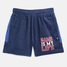 Proteens Boys Pack of 2 Solid Regular Shorts With Printed Detail image 3