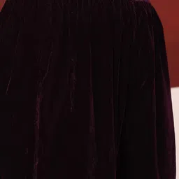 Varanga Velvet V-Neck Straight Kurta With Trousers And Dupatta image 2