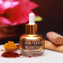 Soulflower Unisex Set of 2 Sustainable Onion Hair Growth Oil 220ml & Kumkumadi Night Beauty Elixir image 5