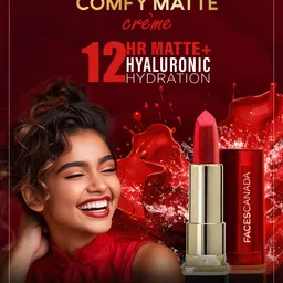 FACES CANADA Intense Color 8 Hr Stay Comfy Matte Creme Lipstick 4.2 g - Told You So 17 image 5