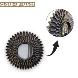 art street Brown Plastic (Set of 2) Wall Mirror image 4